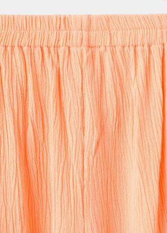 MANGO TEEN Wide leg Pants 'Mist2' in Orange