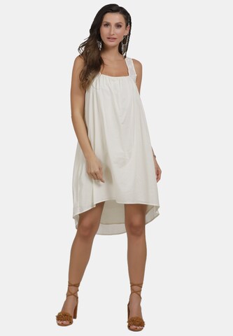 usha FESTIVAL Καλοκαιρινό φόρεμα σε λευκό