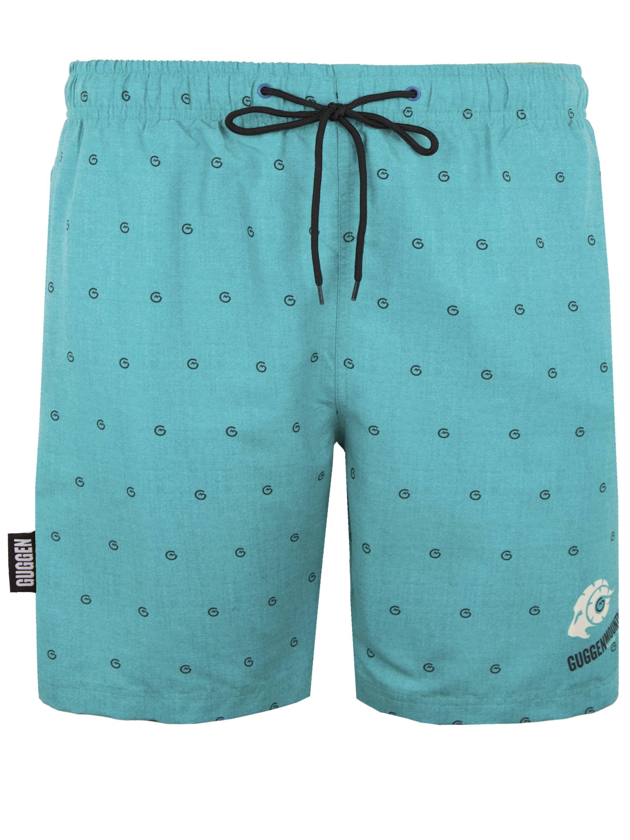 Guggen Mountain Badeshorts 'Boardshorts 1605'‌‌‌‌ in Blau: Vorderseite