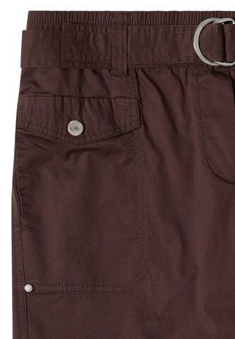CECIL Slimfit Hose in Braun