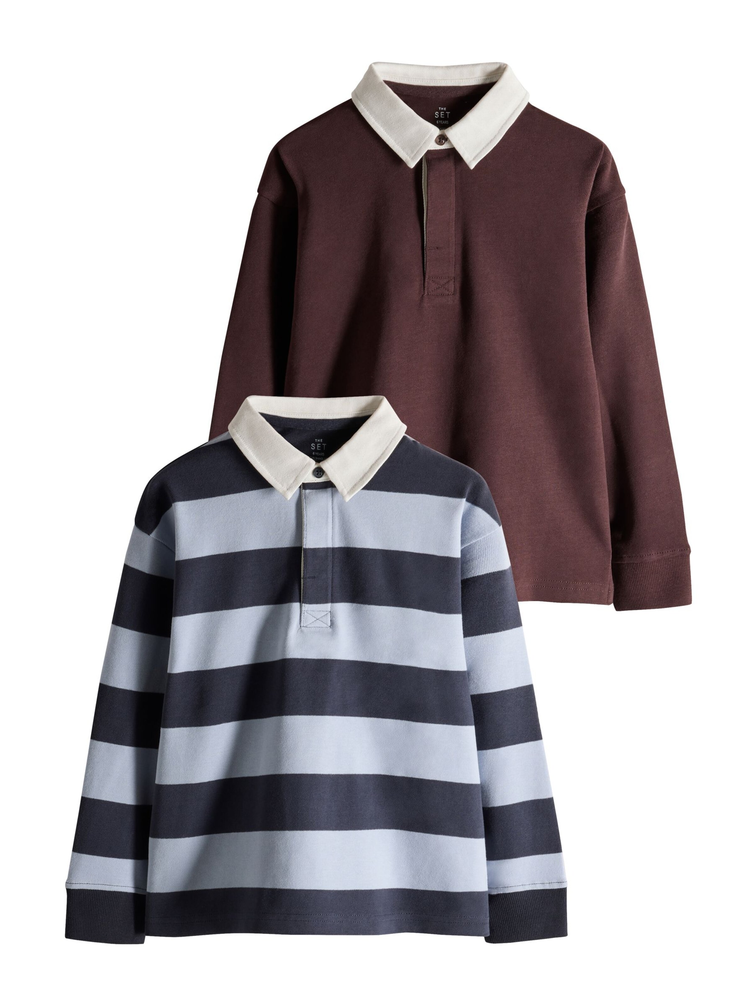 The Set Shirt in 98 in Navy / Light blue / Burgundy, Item view