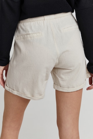 Oxmo Loosefit Shorts 'OXLINA' in Beige