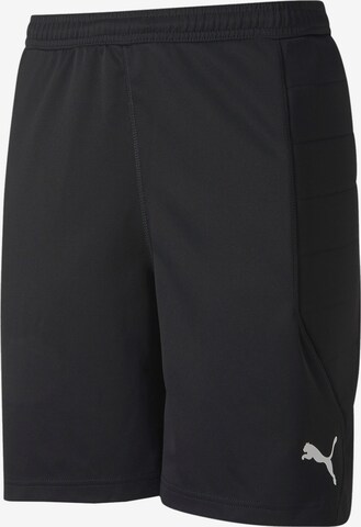 PUMA Regular Workout Pants in Black: front