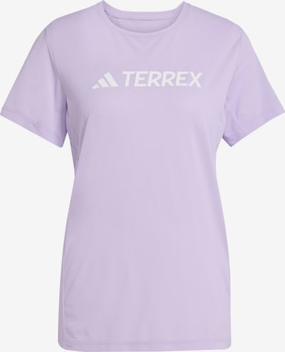 ADIDAS TERREX Toiminnallinen paita koossa XS värissä syreeni / valkoinen, Tuotenäkymä