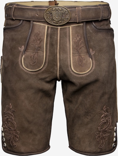 Krüger Buam Trachtenhose 'Jendrik' in 46 in braun, Produktansicht