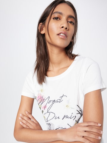 T-shirt 'Jutta' MARJO en blanc