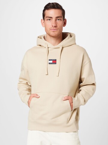 Tommy Jeans Collegepaita värissä beige: edessä