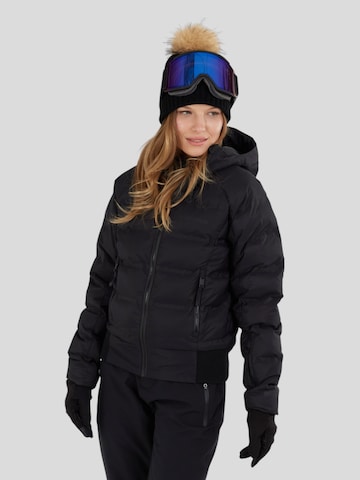 Fundango Udendørsjakke 'Zina Padded ' i sort: forside