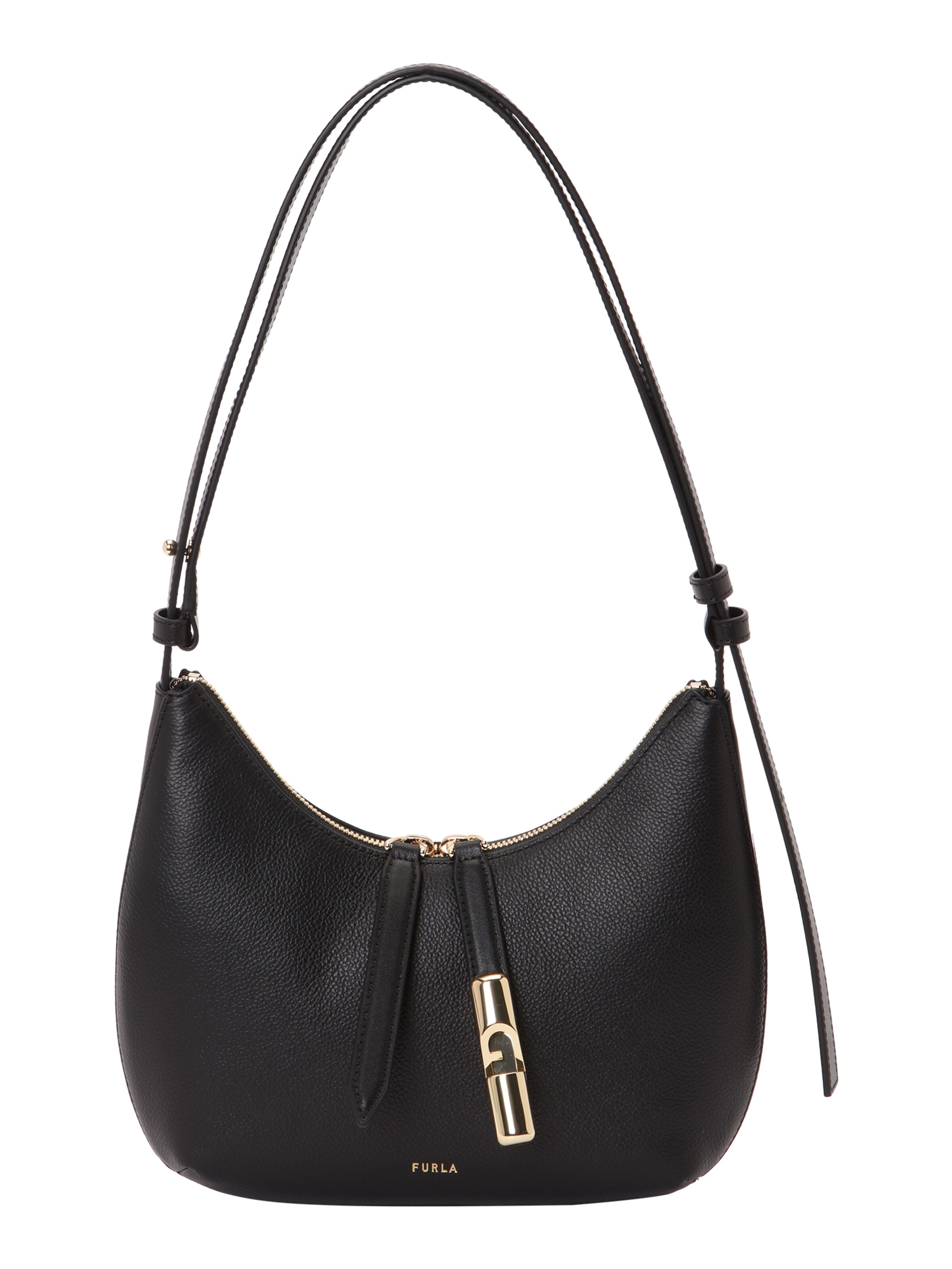 FURLA Torba na ramię 'Goccia' w kolorze czarny: przód