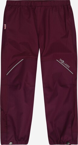 TROLLKIDS Regular Outdoor Pants in Pink: front