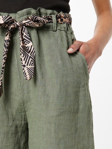 ZABAIONE Zvonové kalhoty Kalhoty 'Chaila' – zelená