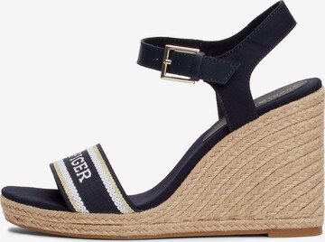 TOMMY HILFIGER Sandaal in Blauw: voorkant