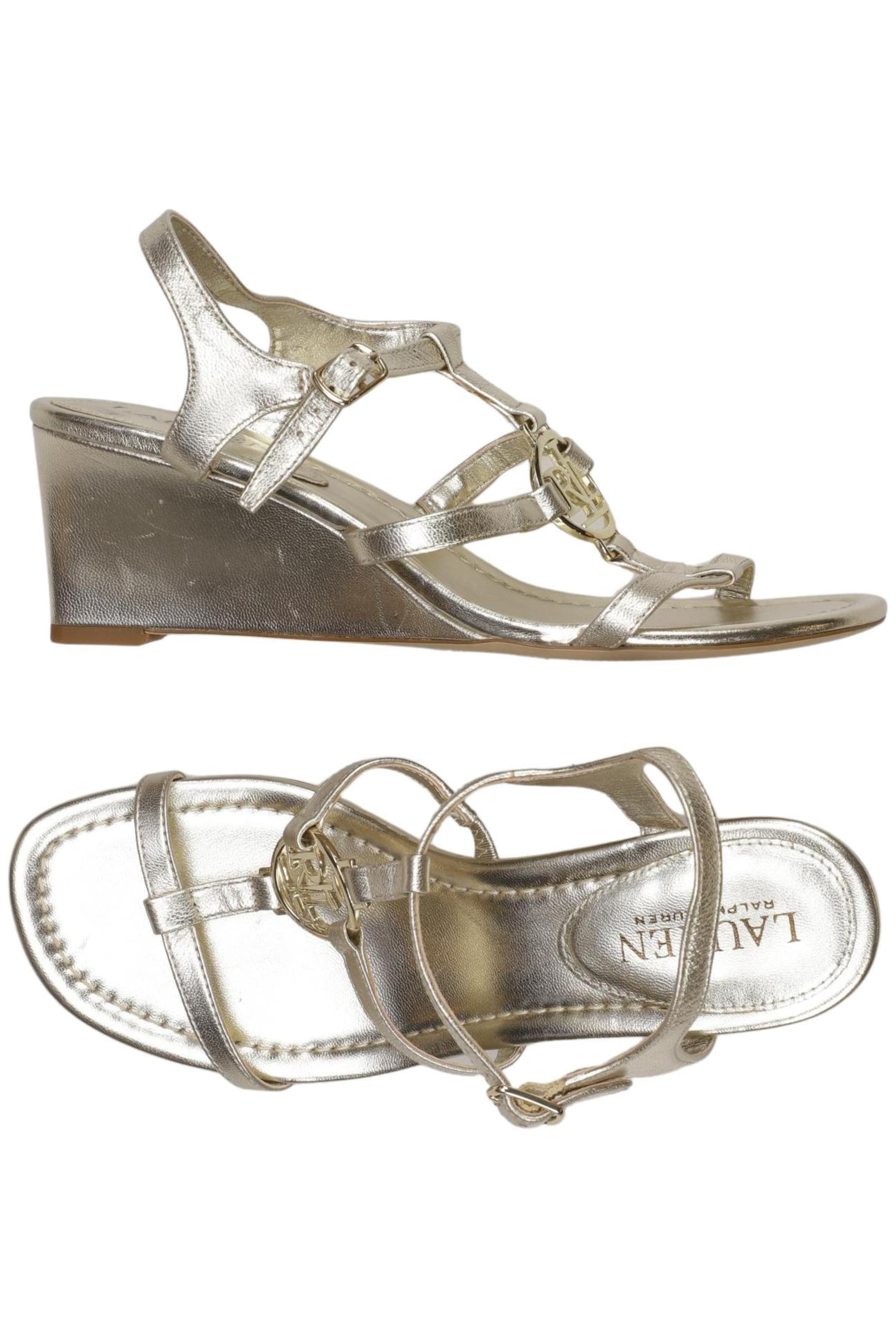 Lauren Ralph Lauren Sandals & High-Heeled Sandals in 38 in Silver: front