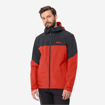 JACK WOLFSKIN Funktionsjacke 'Weiltal' in Schwarz: predná strana