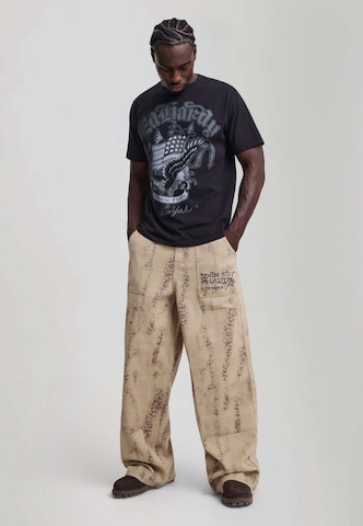 Ed Hardy - Camiseta en negro: frente