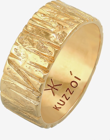 KUZZOI Ring Bandring in Gold: predná strana