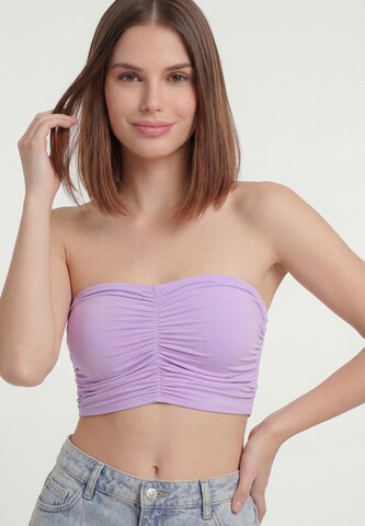 MYMO Top in Lila: Vorderseite