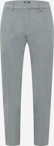 Coupe slim Pantalon à plis ESPRIT en gris : devant