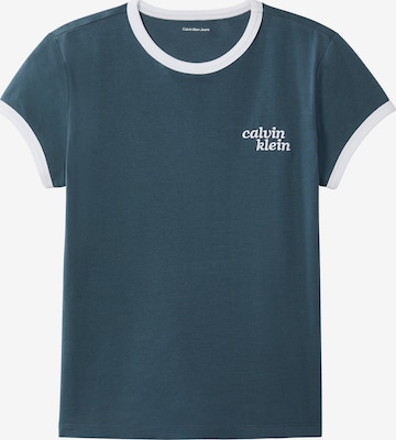Calvin Klein Jeans T-Shirt in Blau: Vorderseite