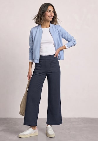 STREET ONE Wide Leg Hose 'Emee' in Blau