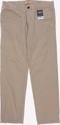 BOSS Orange Pants in 36 in Beige: front