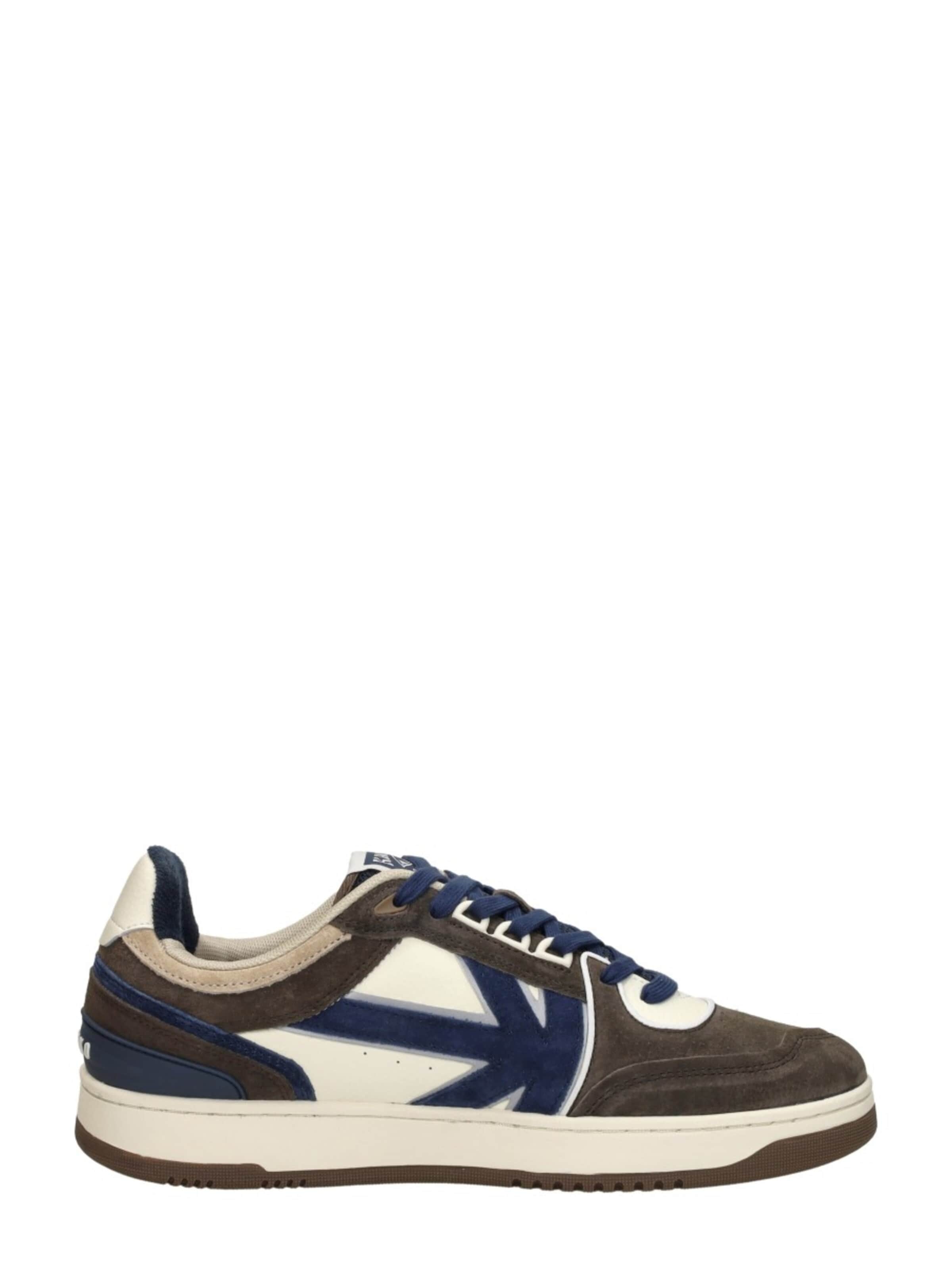 Baskets basses 'Boston Piping Suede' Kaotiko en marron