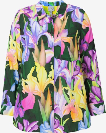 Ulla Popken Blouse in Groen: voorkant