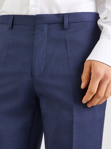 HUGO regular Παντελόνι πλισέ 'Hesten232X' σε μπλε