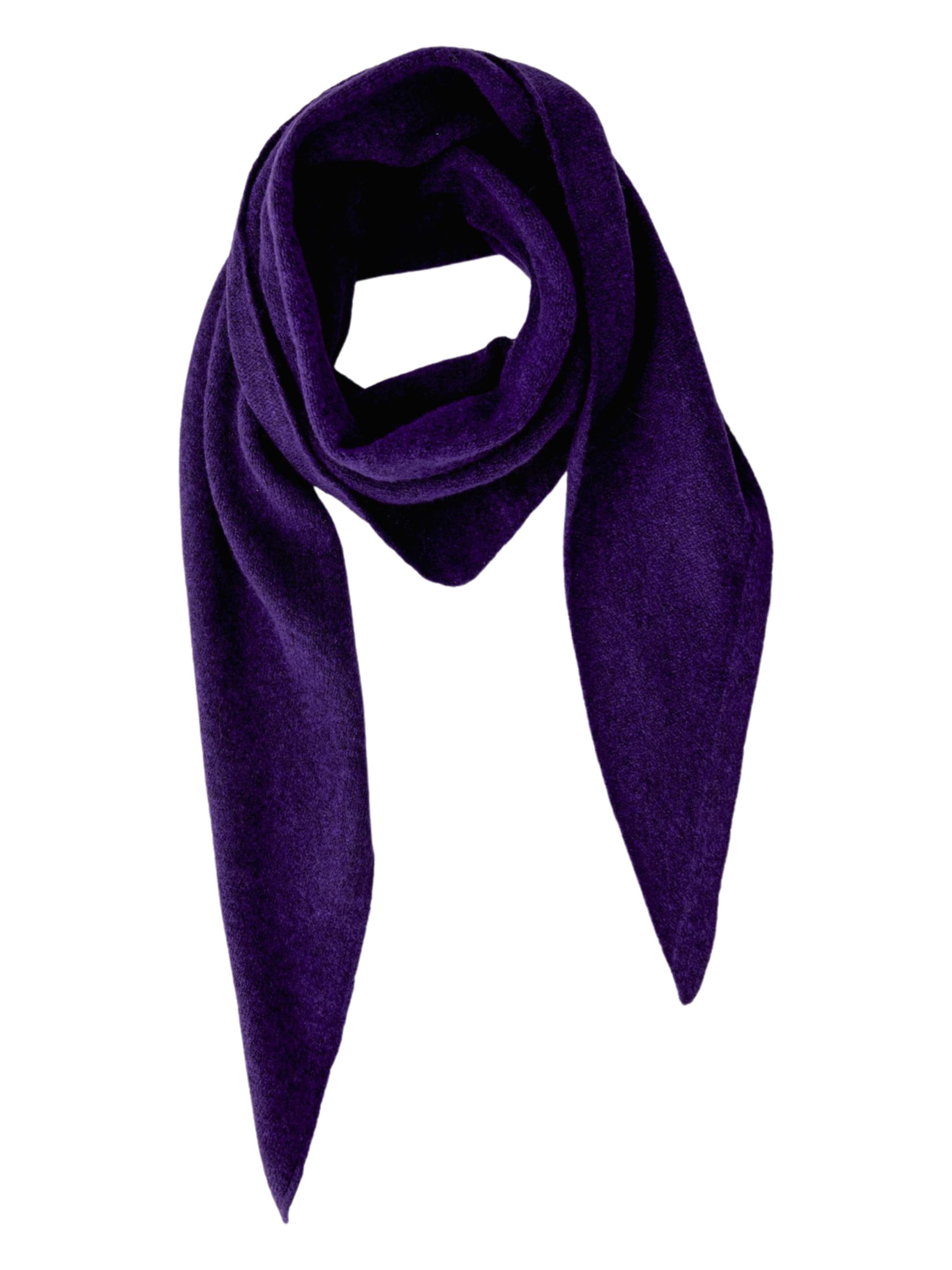 OUI Scarf in Purple: front