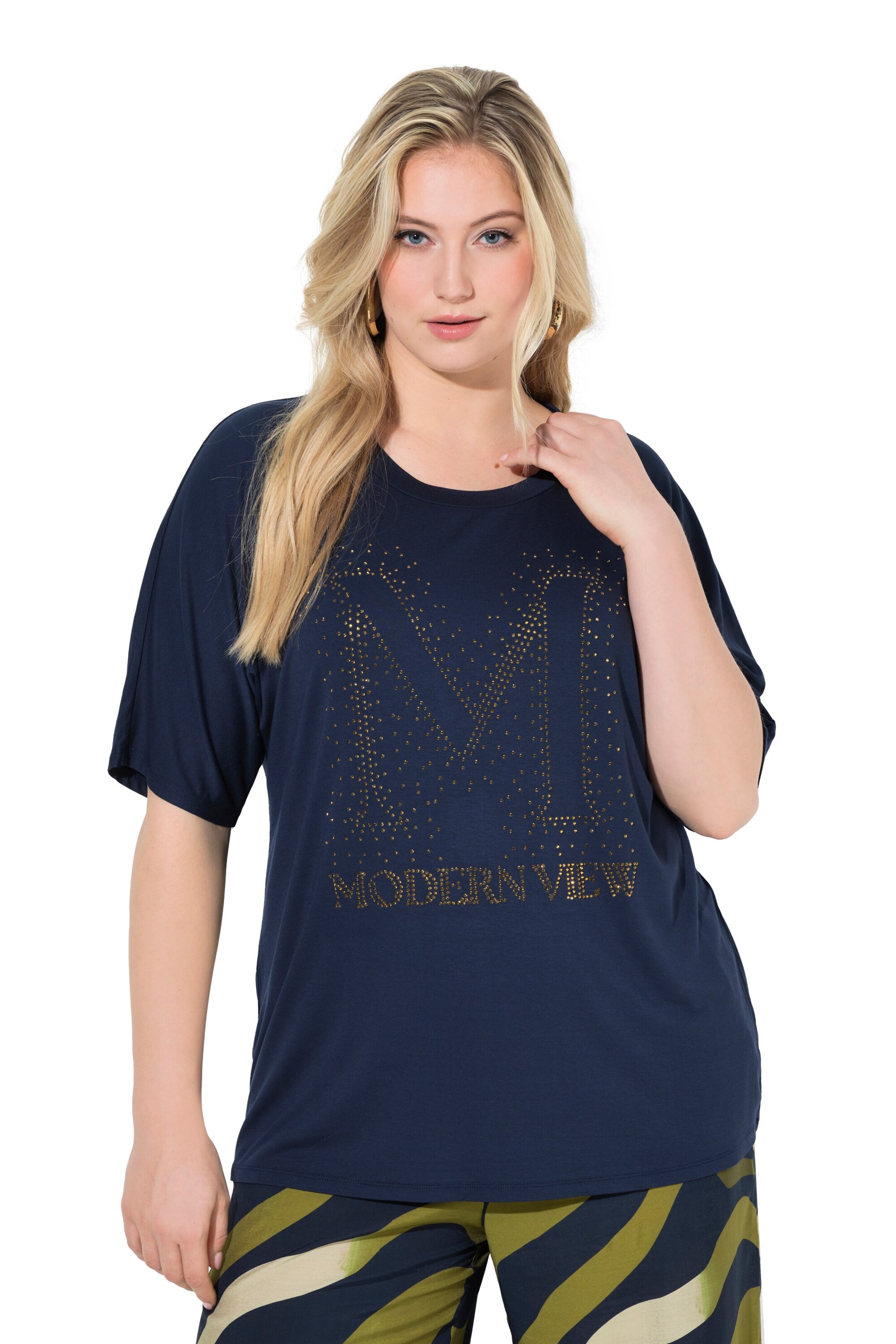 Ulla Popken Shirt in Blue: front