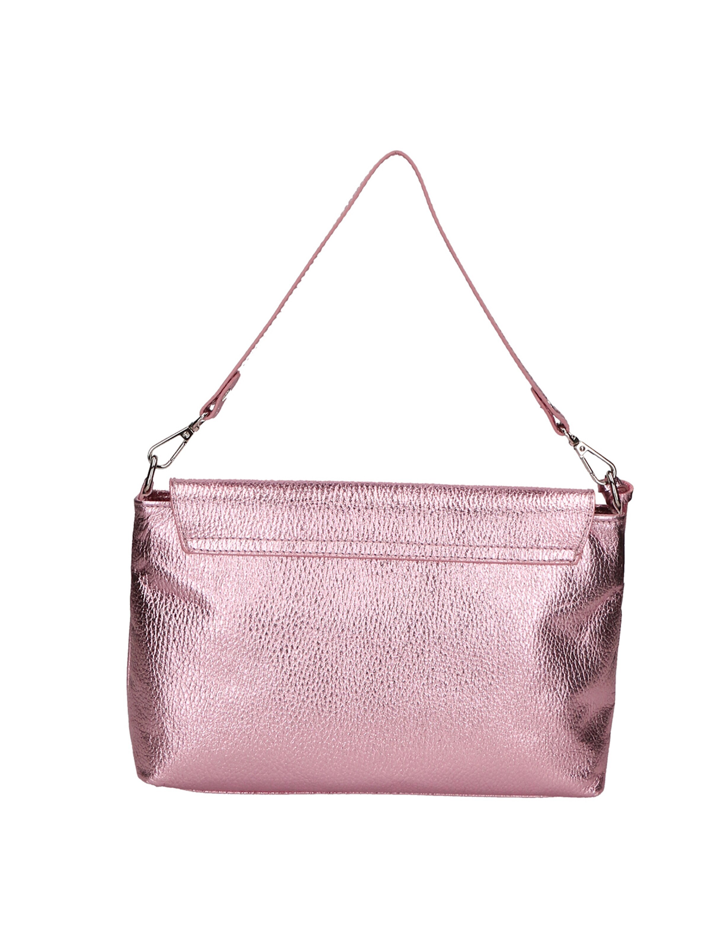 Pochette 'Pochette Donna Pelle Dollaro Laminato con Tracolla Rimovibile - Made in Italy' di Gave Lux in rosa