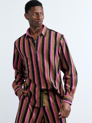 Coupe regular Chemise Desigual en mélange de couleurs : devant