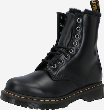 Dr. Martens Veterlaarsjes '1460 Serena' in Zwart: voorkant