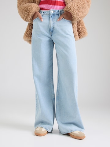 Wide leg Jeans 'ONLSilky' de la ONLY pe albastru: față