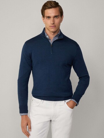 Hackett London Pullover in Blau: Vorderseite