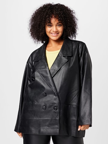 Cotton On Curve Between-season jacket in Black: front