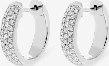 CHRIST Earrings in Silver: front