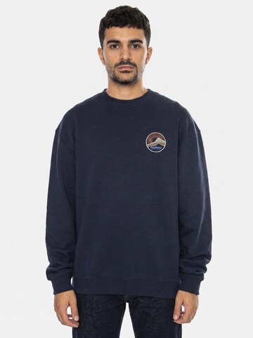 PENFIELD Sweatshirt 'Circle Mountain LB Sweatshirt Navy Balzer' in Blue: front