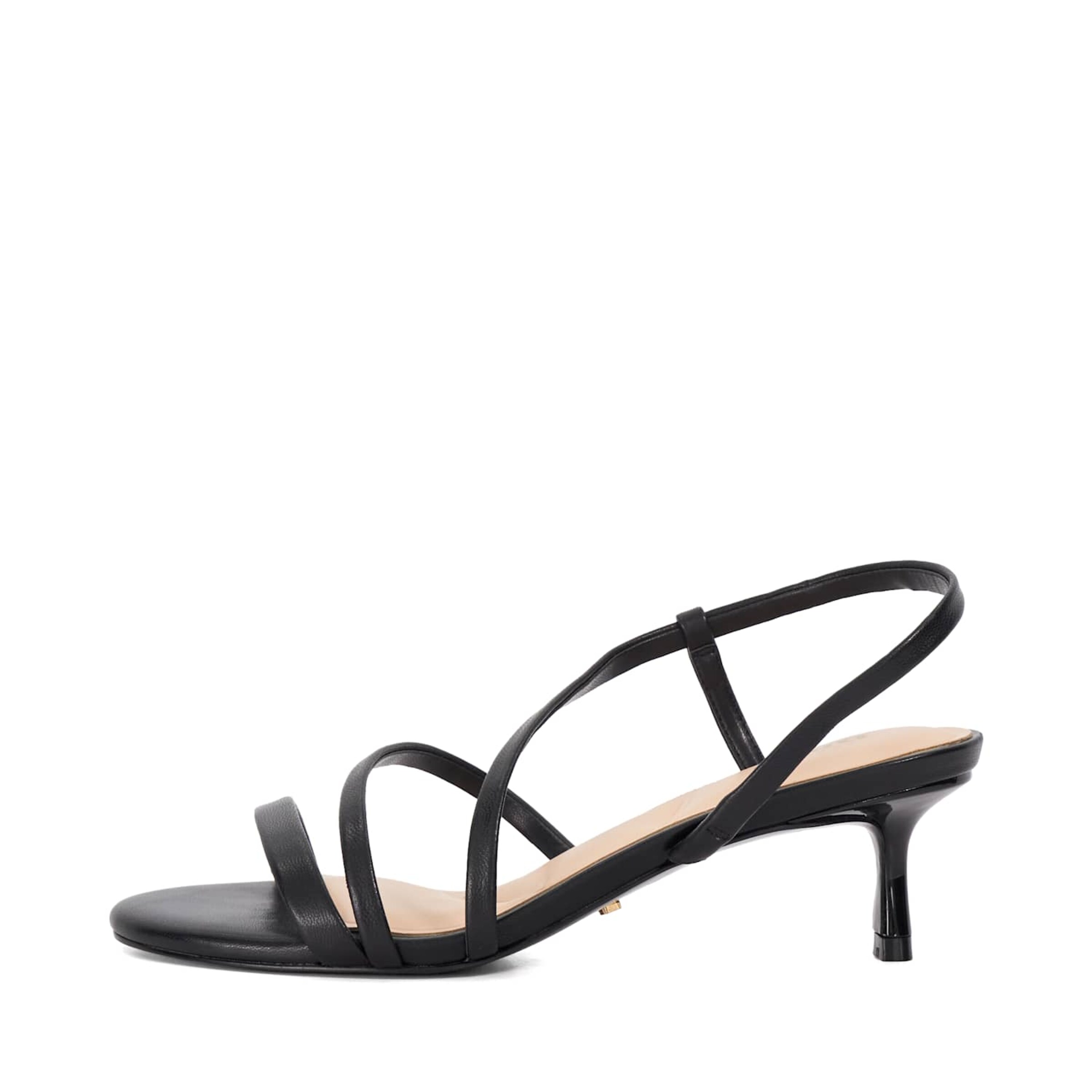 Sandales à lanières Dune LONDON en noir