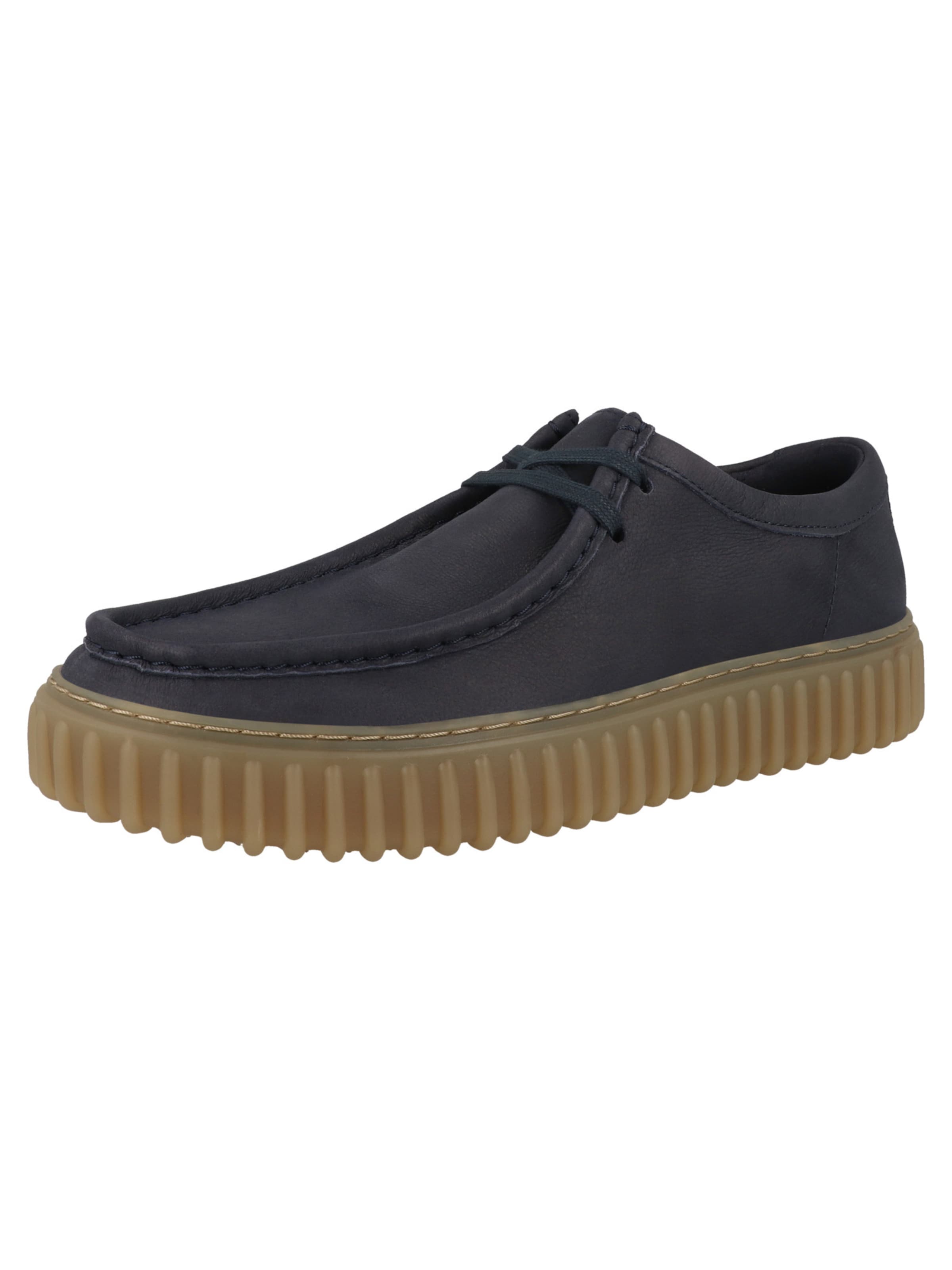 CLARKS - Sapato com atacadores 'Torhill Lo' em azul: frente