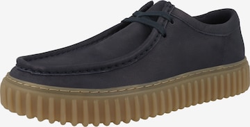CLARKS - Sapato com atacadores 'Torhill Lo' em azul: frente