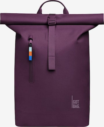 Got Bag Rugzak 'Rolltop Lite 2.0' in Lila: voorkant