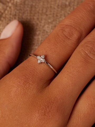 Lucardi Ring in Silver: front