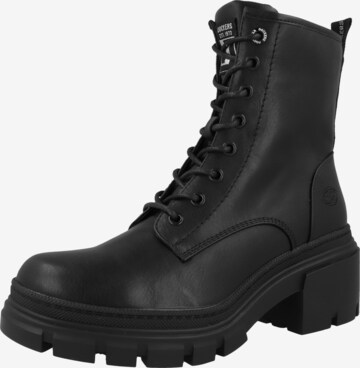 Dockers by Gerli Lace-Up Ankle Boots '51KA303' in Black: front