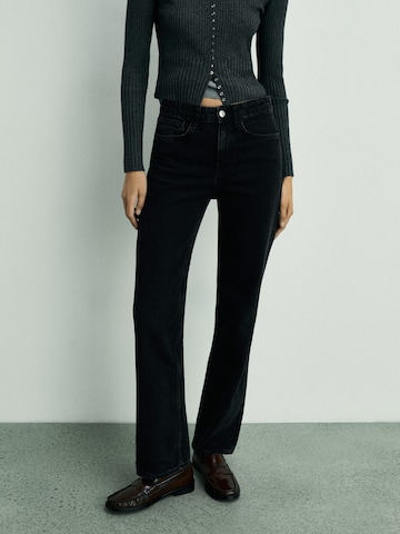 MANGO Regular Jeans 'MATILDA' in Black: front