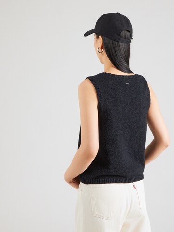 LEVI'S ® 'Helen Mini Boucle Vest' in Schwarz