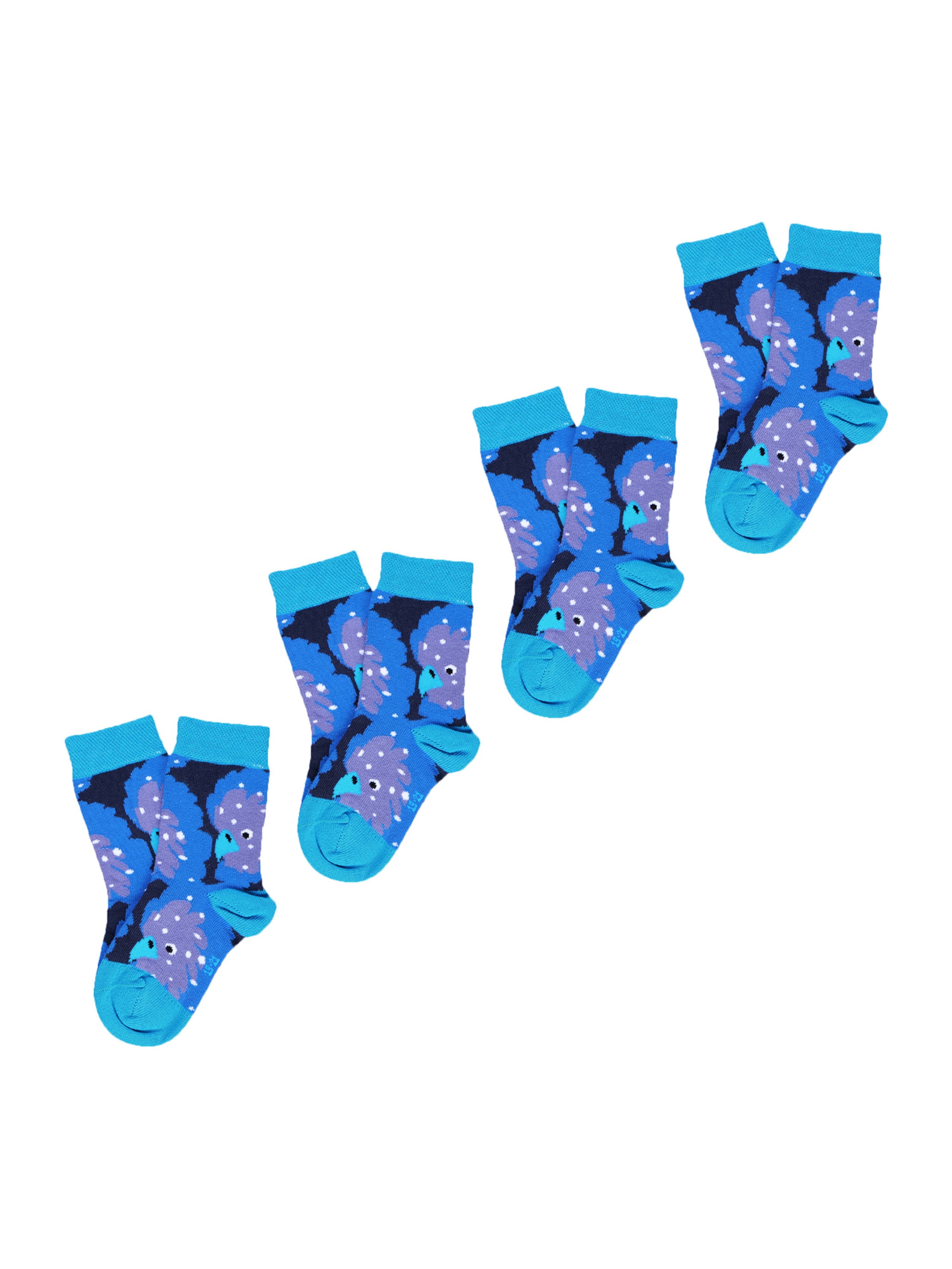 UNABUX Socks ' Prints ' in Mixed colors: front