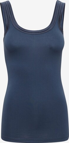 ICHI Top 'ZOLA' in Blauw: voorkant