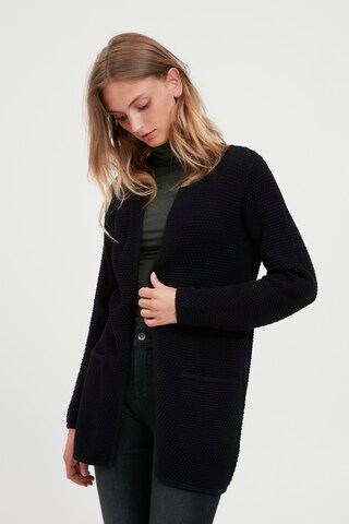 b.young Knit Cardigan 'BYMIKALA' in Black: front