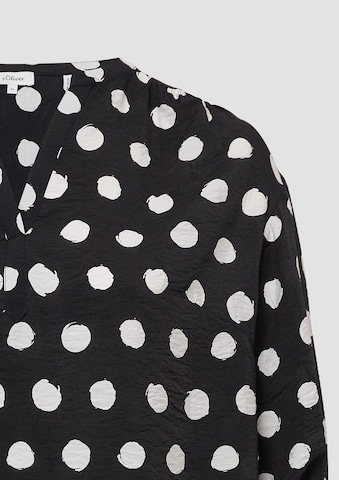 s.Oliver Blouse in Zwart